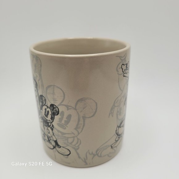 Disney Jerry Leigh Mickey Mouse Donald Duck Goofy Sketchy Mug - Picture 6 of 11